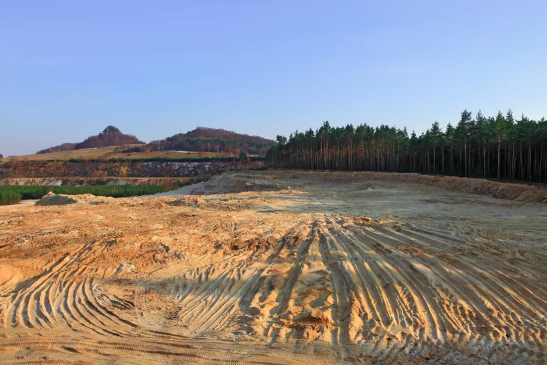 Site preparation for new construction